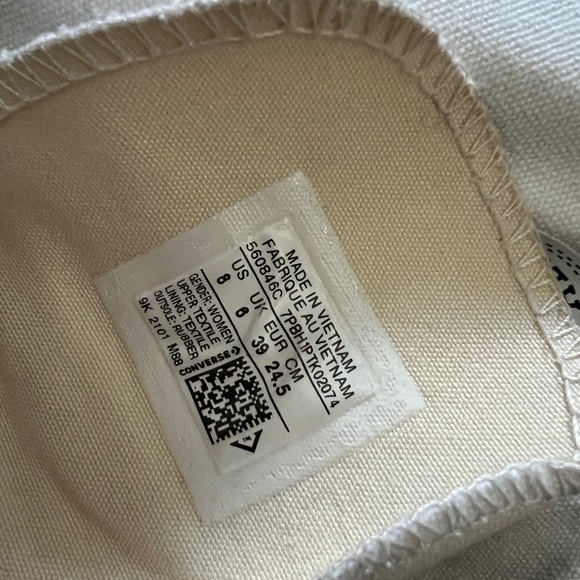 White Platform Converse - Picture 4 of 4